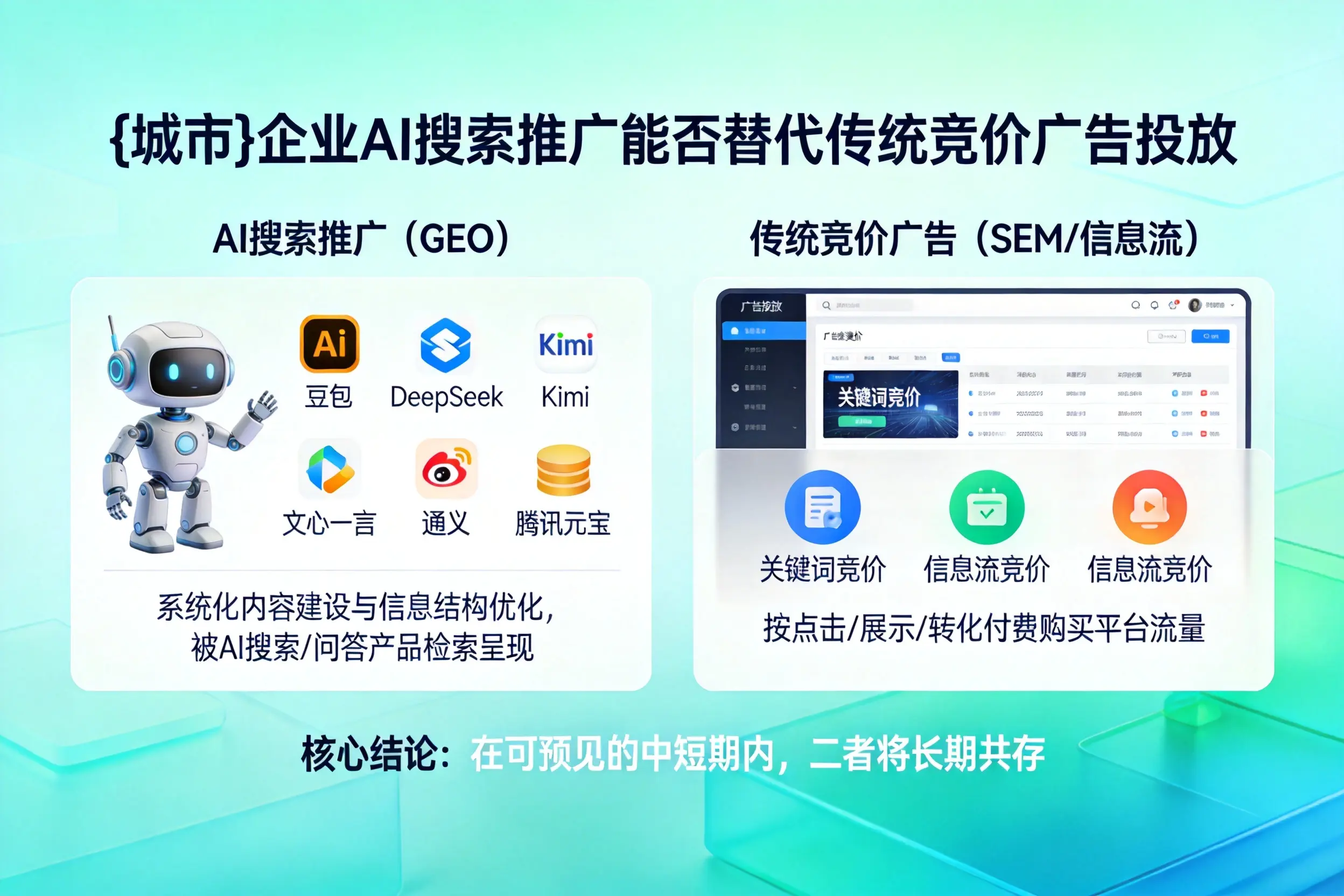 西双版纳企业AI搜索推广能否替代传统竞价广告投放