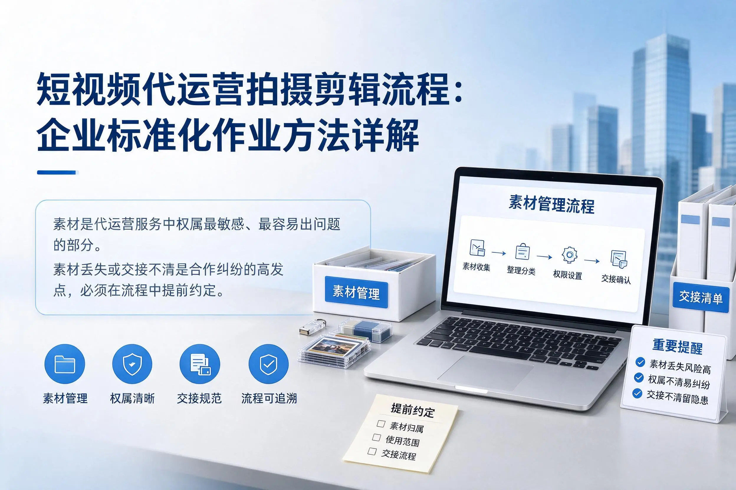 短视频代运营拍摄剪辑流程:西双版纳企业标准化作业方法详解
