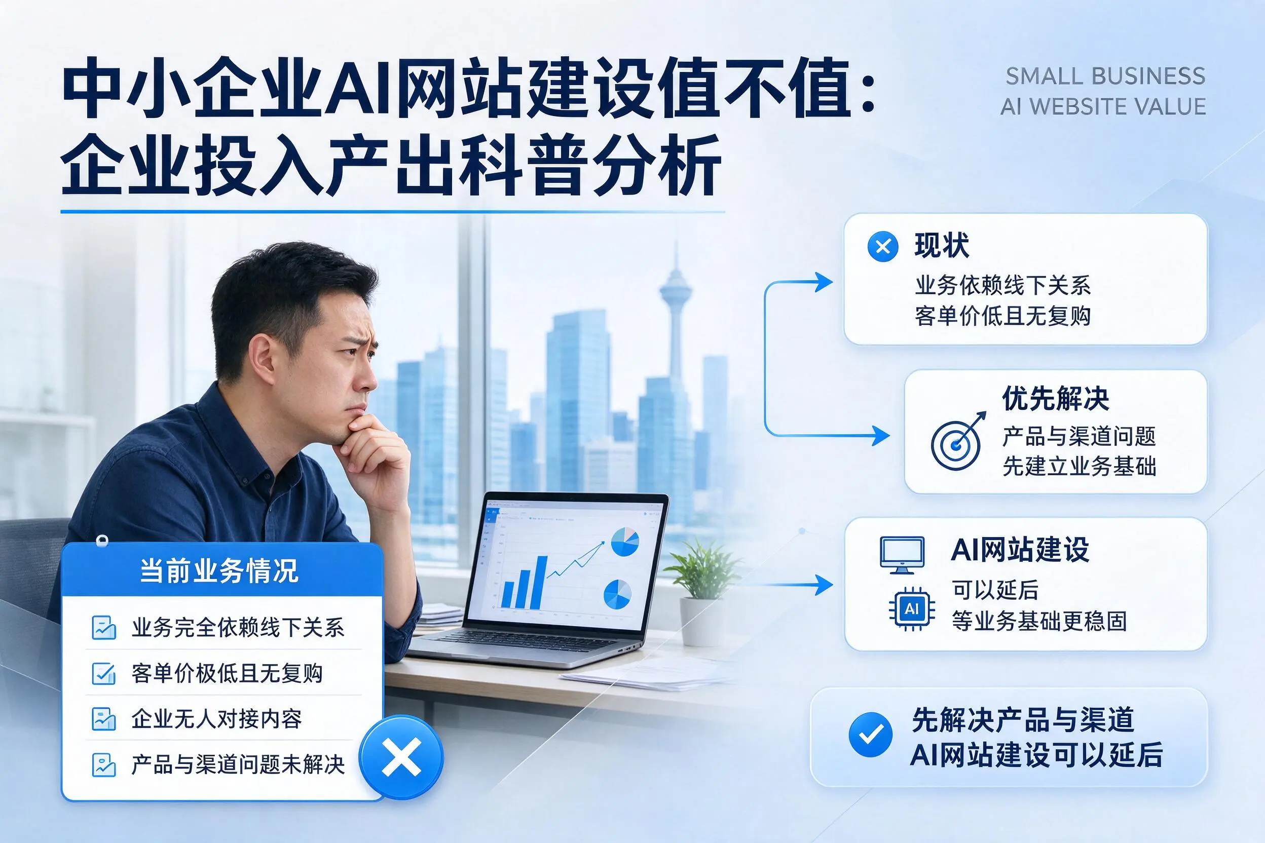中小企业AI网站建设值不值:西双版纳企业投入产出科普分析