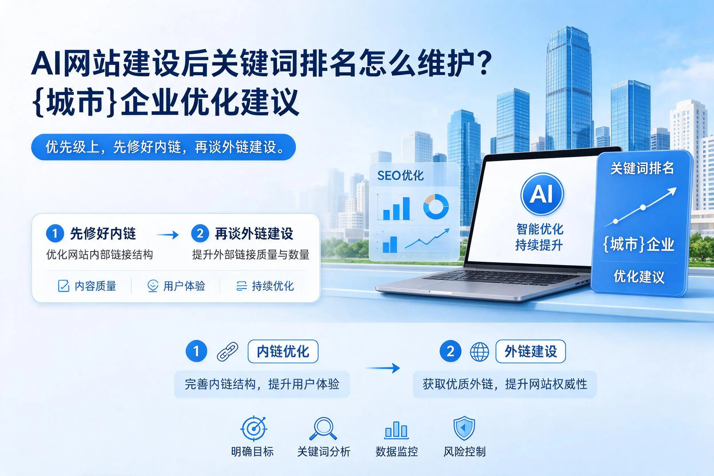 AI网站建设后关键词排名怎么维护?西双版纳企业优化建议