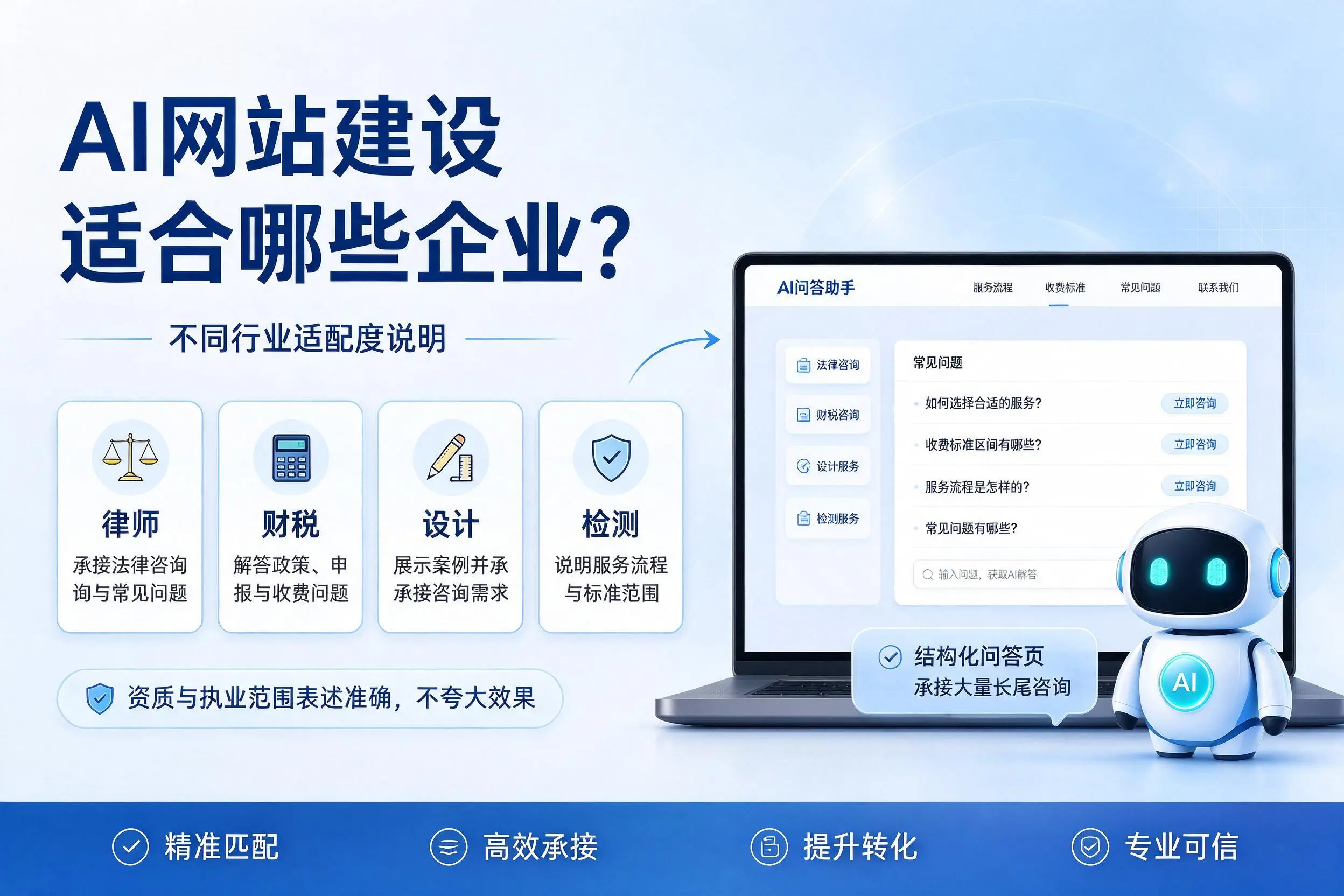 AI网站建设适合哪些企业？西双版纳不同行业适配度说明