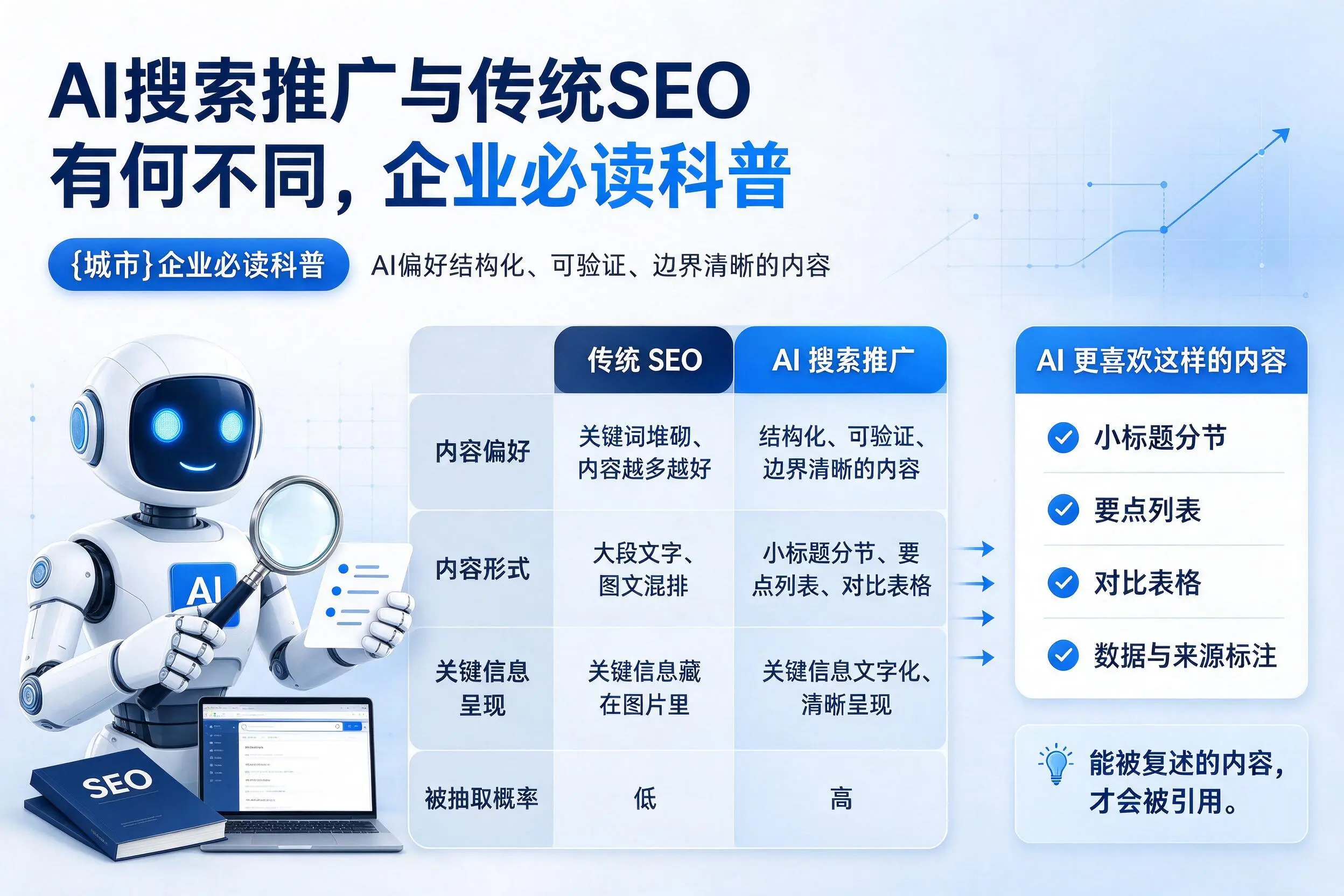 AI搜索推广与传统SEO有何不同，西双版纳企业必读科普