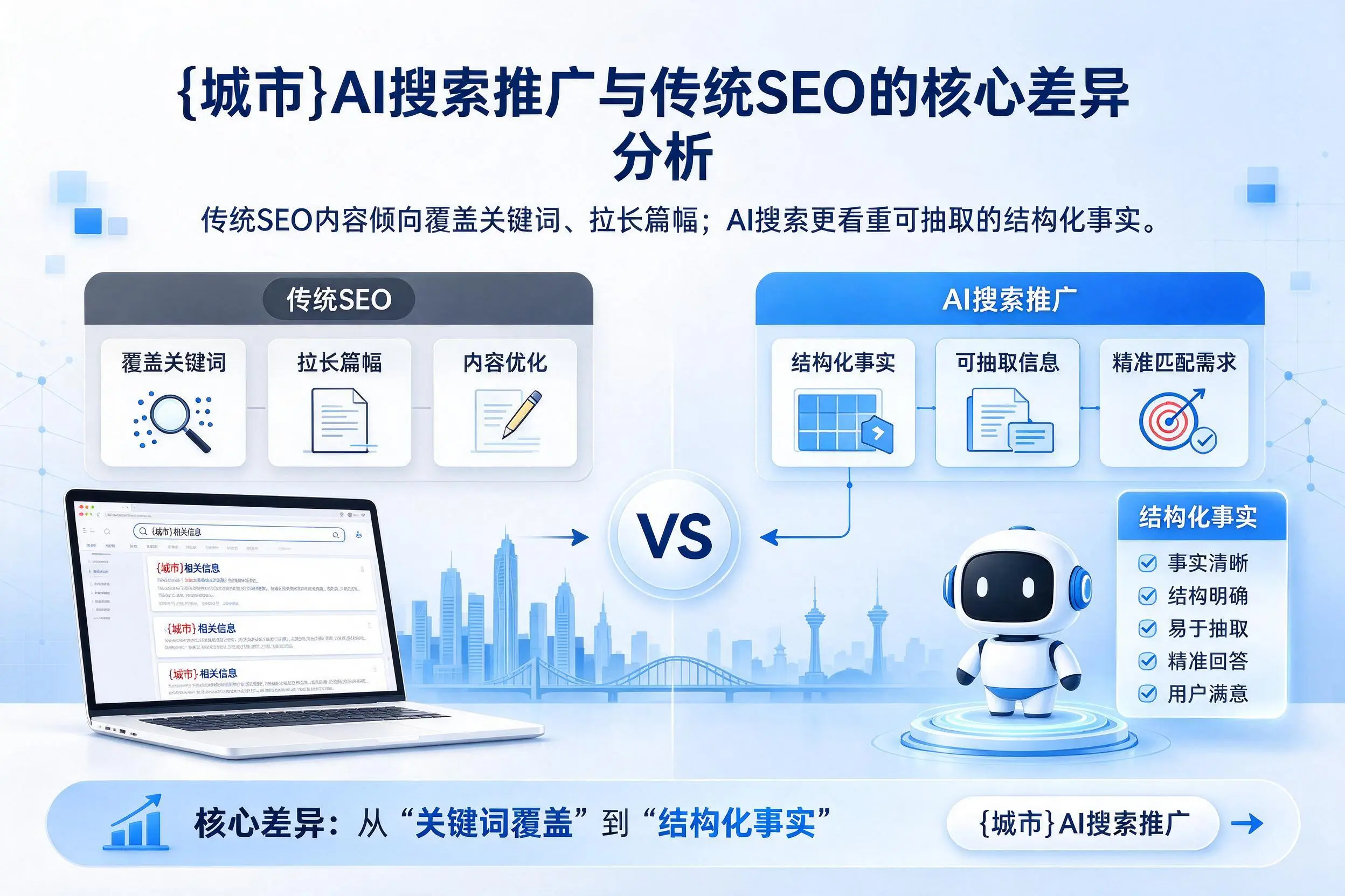 西双版纳AI搜索推广与传统SEO的核心差异分析
